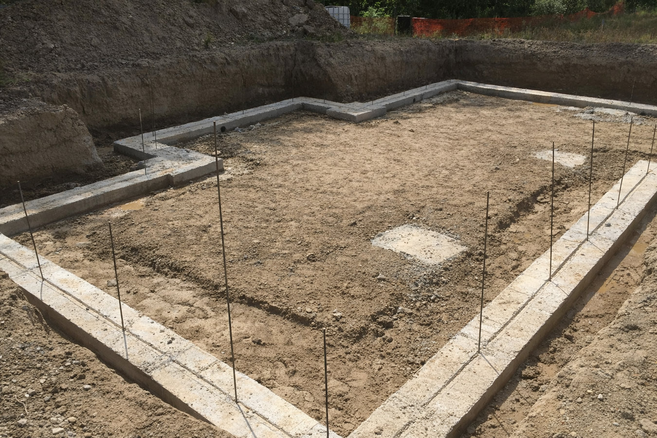Concrete footings in Leominster, MA