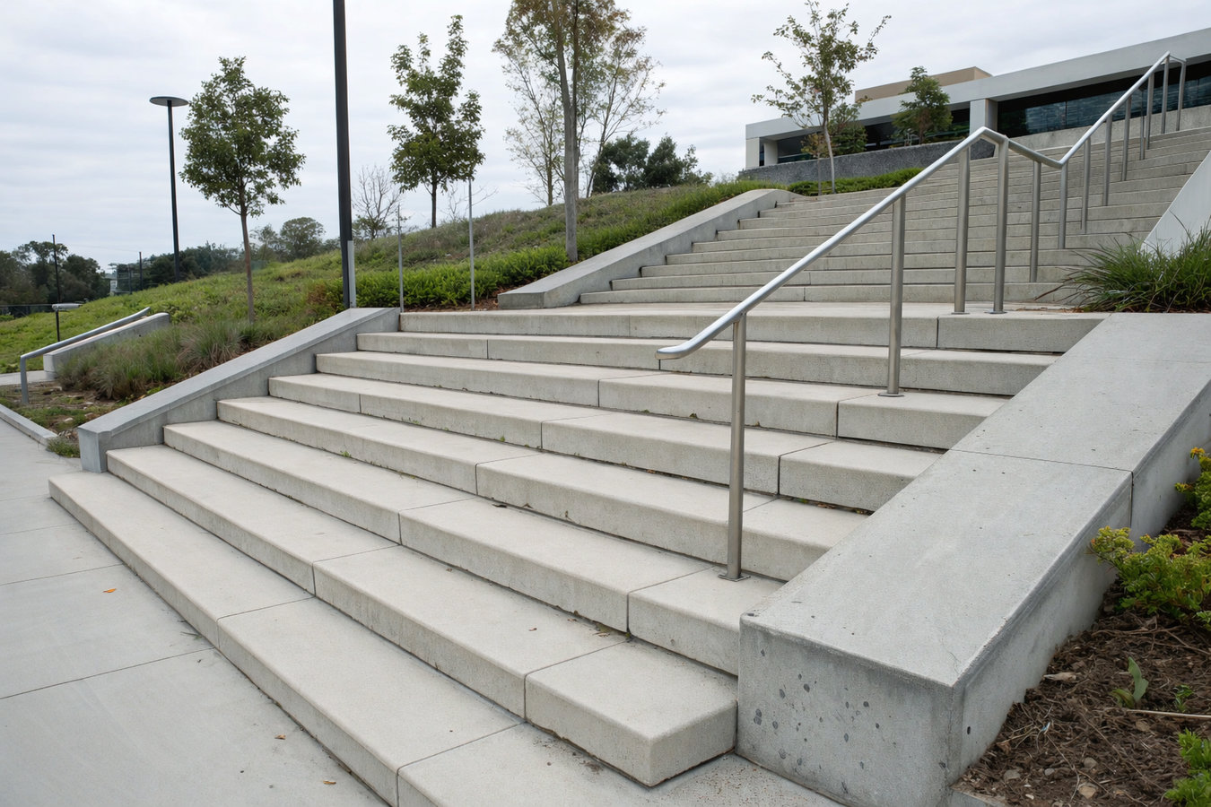 Concrete steps construction