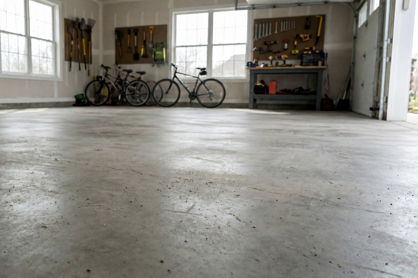 Garage floor concrete in Leominster, MA