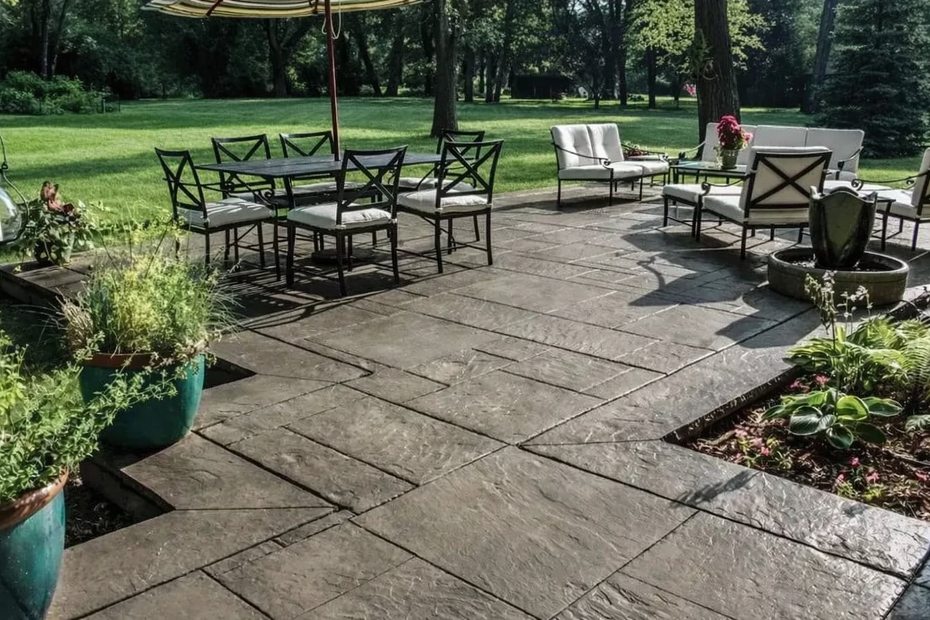 Stamped concrete services in Leominster, MA